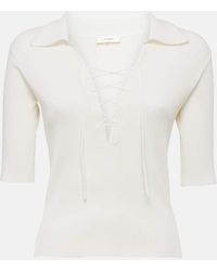 FRAME - Pullover Aus Rippstrick - Lyst