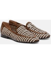 Veronica Beard - Prilla Woven Leather Loafers - Lyst