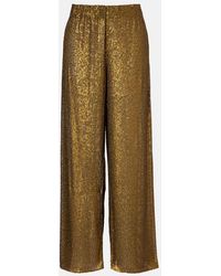 Norma Kamali - Elephant High-Rise Wide-Leg Pants - Lyst