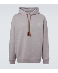 Loewe - Anagram Cotton Jersey Hoodie - Lyst
