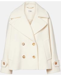 Chloé - Abrigo Oversized En Mezcla De Lana - Lyst