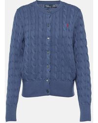 Polo Ralph Lauren - Cable-Knit Cardigan - Lyst