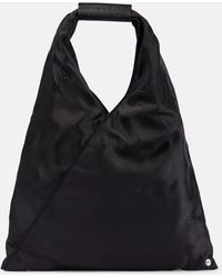 MM6 by Maison Martin Margiela - Japanese Small Leather-trimmed Tote - Lyst
