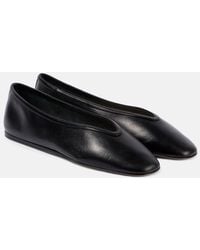 Le Monde Beryl - Luna Leather Ballet Flats - Lyst