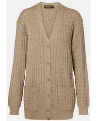 Loro Piana - Bihar Cable-Knit Cardigan - Lyst