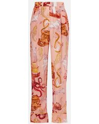 FARM Rio - Nautical Wonder Printed Straight Pants - Lyst