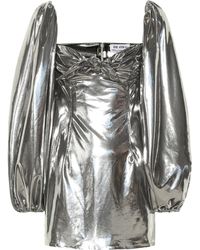 The Attico Minikleid in Metallic-Optik - Mettallic