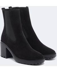 Hogan - H724 Suede Ankle Boots - Lyst