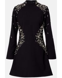 Jonathan Simkhai - Carla Embellished Crepe Minidress - Lyst