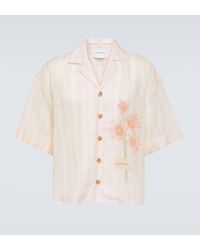 King & Tuckfield - Floral Oversized Cotton Bowling Shirt - Lyst