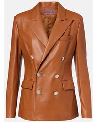 Ralph Lauren - Camden Leather Blazer - Lyst