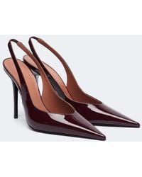 AMINA MUADDI - Anok Patent Leather Slingback Pumps - Lyst