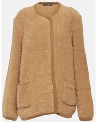 Dolce & Gabbana - Cashmere And Wool Teddy Jacket - Lyst