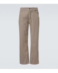 The Row - Rossen Cotton Corduroy Straight Pants - Lyst