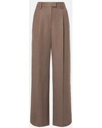 Brunello Cucinelli - Weite High-Rise-Hose - Lyst