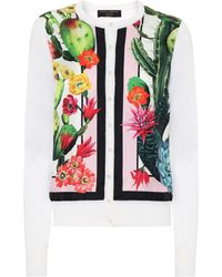 Dolce & Gabbana Cardigan de seda y cachemir estampado - Multicolor