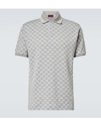 Gucci - Poloshirt Aus Gg Baumwoll-Piqué, Grösse - Lyst