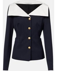 Alessandra Rich - Wool-Blend Jacket - Lyst