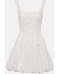 Jonathan Simkhai - Juni Cotton-Blend Poplin Minidress - Lyst