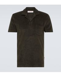 Orlebar Brown - Cotton Terry Polo Shirt - Lyst