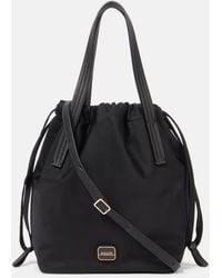 KHAITE - Rory Medium Leather-Trimmed Bucket Bag - Lyst