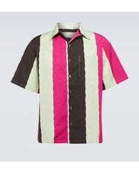 Prada - Hemd Aus Einem Baumwollgemisch - Lyst