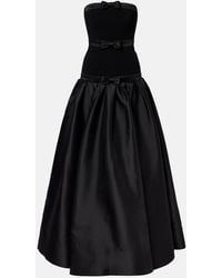 Rebecca Vallance - Zendaya Crepe Satin-Paneled Corset Gown - Lyst