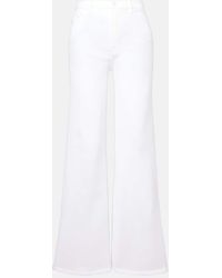 7 For All Mankind - Jo High-Rise Wide-Leg Jeans - Lyst