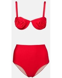 Adriana Degreas - Floral-Applique Bikini - Lyst