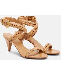 Zimmermann - Helix 75 Braided Leather Sandals - Lyst