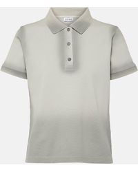Loewe - Cotton Pique Polo Shirt - Lyst