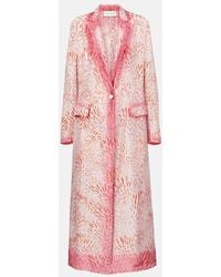 Dries Van Noten - Printed Silk Coat - Lyst