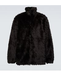 Balenciaga - Jacke aus Faux Fur - Lyst