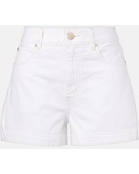 FRAME - The Charm Denim Shorts - Lyst
