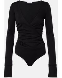 Max Mara - Nigella Draped Wool Bodysuit - Lyst