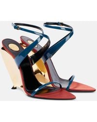 【関税&送料込】Saint Laurent Rossi Wedge Sandal Saint Laurent Rossi Wedge Sandal in Coquille | FWRD