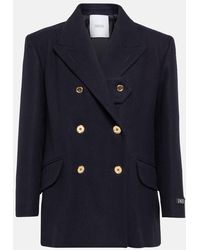 Patou - Wool And Cashmere Flannel Blazer - Lyst