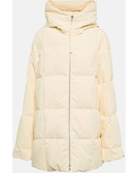 Jil Sander - Quilted Hooded Coat - Lyst