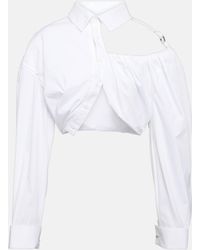 Jacquemus - La Chemise Galliga Cropped Shirt - Lyst