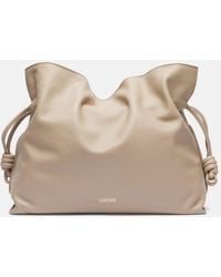 Loewe - Flamenco Large Leather Clutch - Lyst