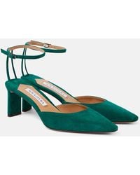 Aquazzura - Blade 65 Suede Pumps - Lyst
