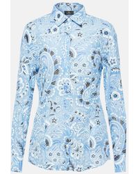 Etro - Paisley Cotton And Silk Shirt - Lyst