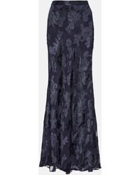 Etro - Floral Embroidered Maxi Skirt - Lyst