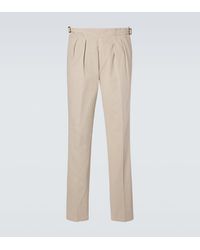 Rubinacci - Manny Cotton Twill Tapered Pants - Lyst