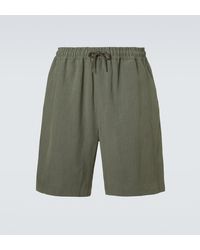 Giorgio Armani - Linen Bermuda Shorts - Lyst