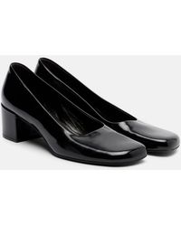 The Row - Penelope Patent Leather Pumps - Lyst