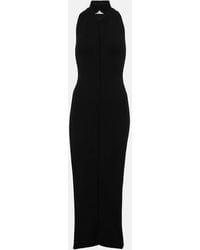 Courreges - Ribbed-knit Midi Dress - Lyst