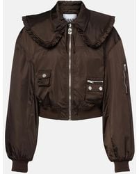 Ganni - Duchess Bomber Jacket - Lyst