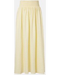 Montce - Millie Gingham Cotton Maxi Skirt - Lyst