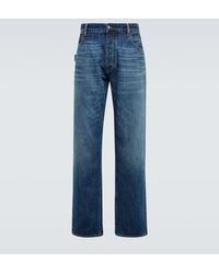 Bottega Veneta - Jeans regular a vita alta - Lyst